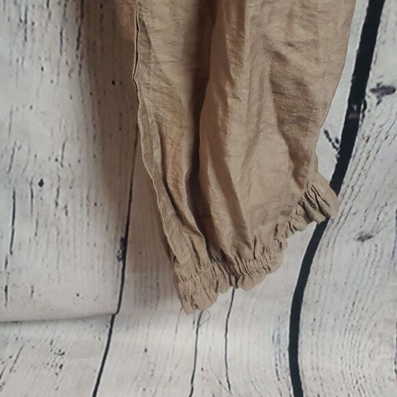 Vintage Lipstick Tan Jumpsuit - Picture 8 of 10